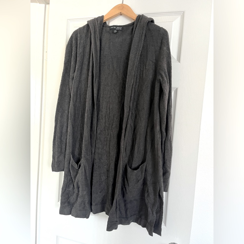 Barefoot Dreams hooded cardigan